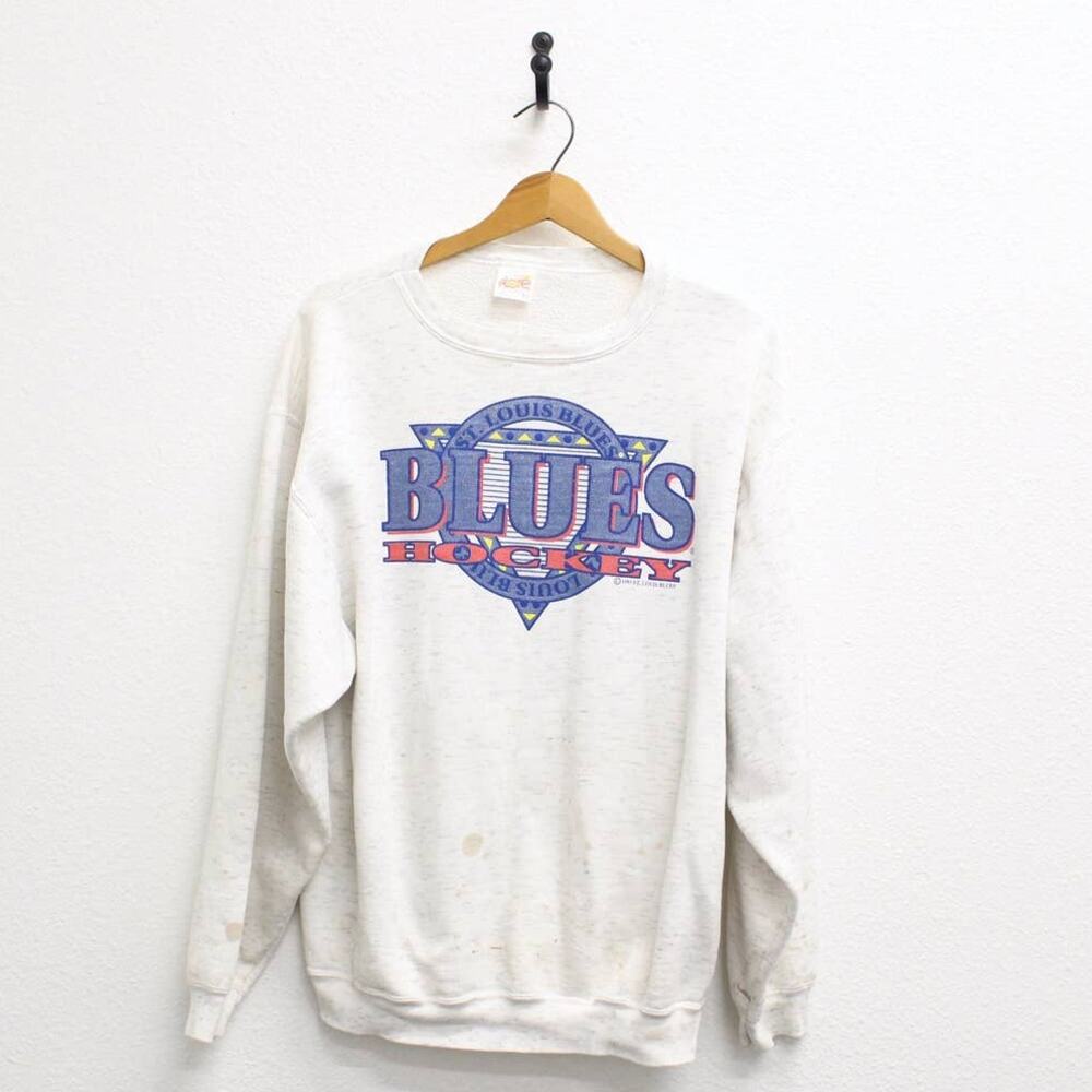 Vintage St Louis Blues Hockey NHL Sweatshirt XL